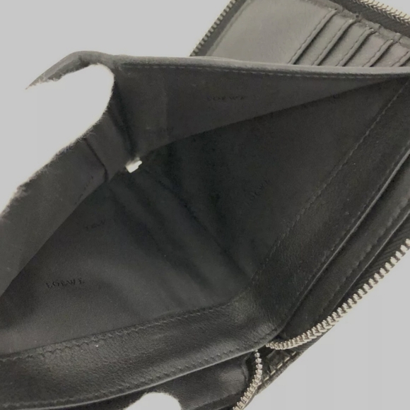 LOEWE Logo Patent Leather Bifold Wallet/7AE0149 - Picture 7 of 8